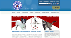 Desktop Screenshot of cthumane.org